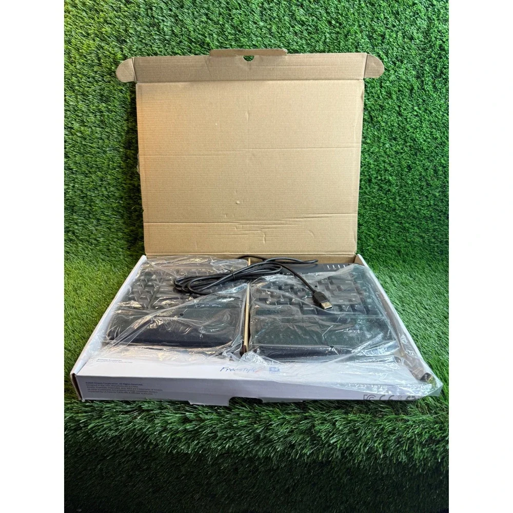 Kinesis Freestyle2 VIP3‎ Ergonomic Split Keyboard for Mac Black KB820HMBUS Wired
